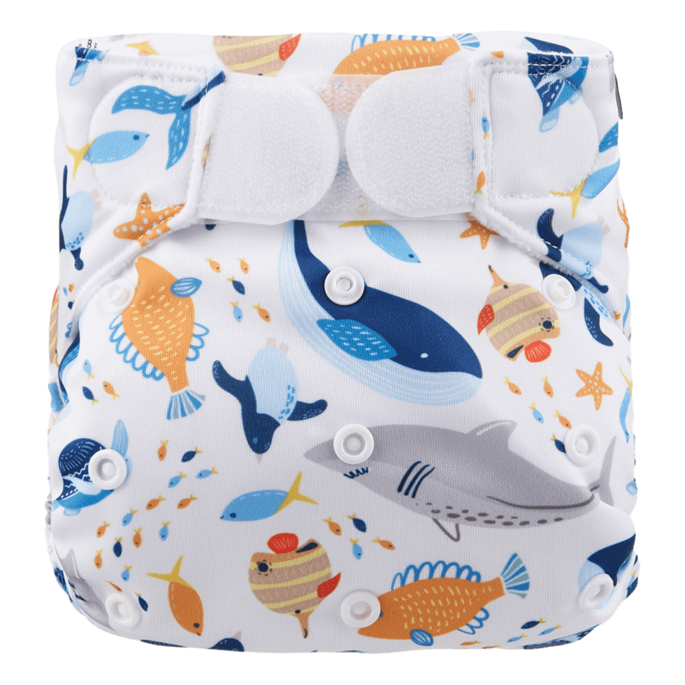 HappyBear Diapers Zwemluier | Klittenband | Sea Animals