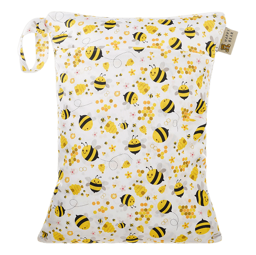 HappyBear Diapers Wetbag | Bees