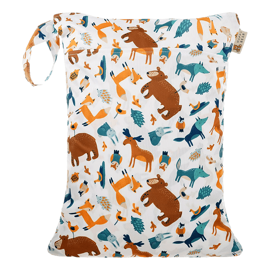 HappyBear Diapers Wetbag | Forest Animals